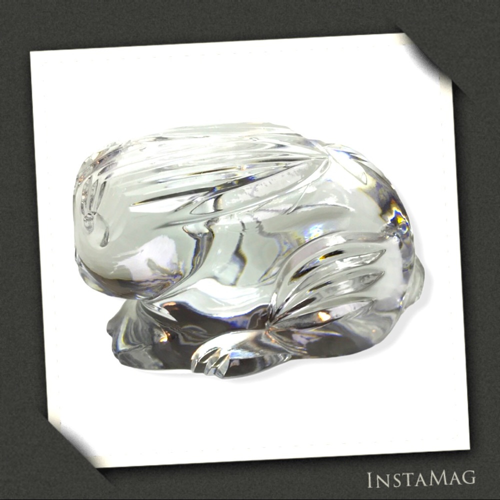 WATERFORD Crystal Bunny Figurine